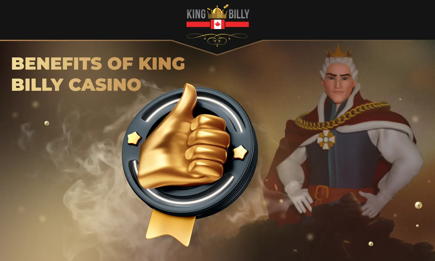 King Billy Casino has a number of benefits for Canadian users