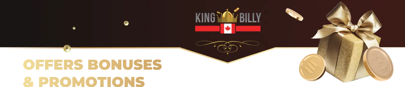 Bonus offers and promotions at King Billy Casino