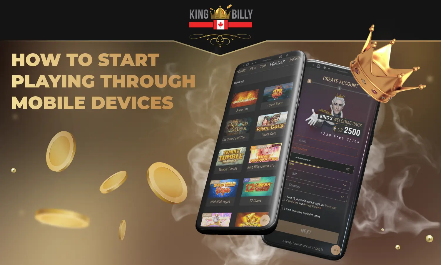 King billy casino app