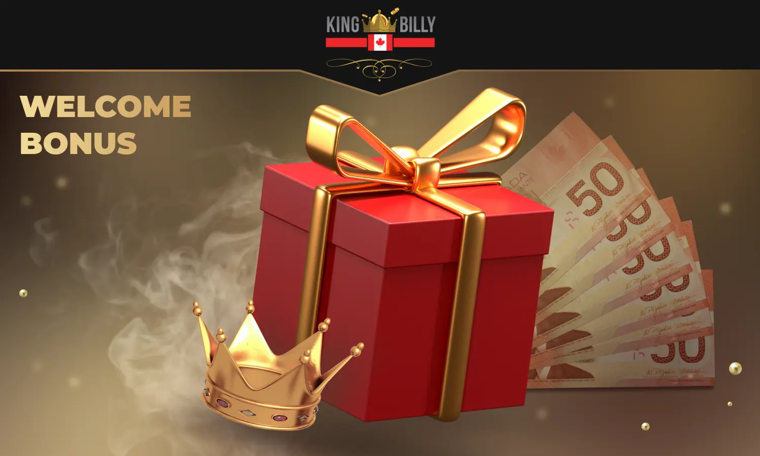 Welcome Bonus for all new Billy King Casino players from Canada